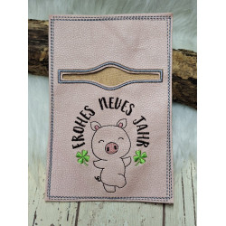 Stickdatei - ITH Geschenkehülle Glücksschweinchen Schwein